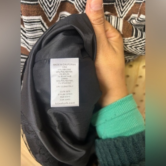 Trina Turk Zigzag Mini Dress - Picture 4 of 5